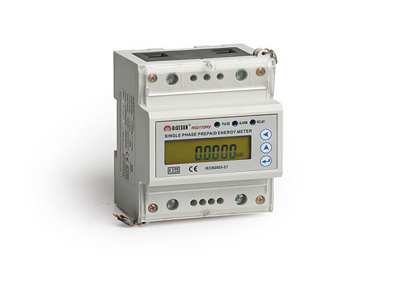 Lärm-Schienen-KWH-Meter-einphasiges Ami Electric Meter Iecs 62053 10 80 ein 50 60 Hz