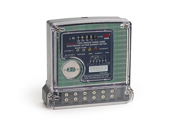 LED-Anzeichen doppelter Phasen-Stromzähler Cyclometer-Stromzähler 2×127 220V 5 100 A