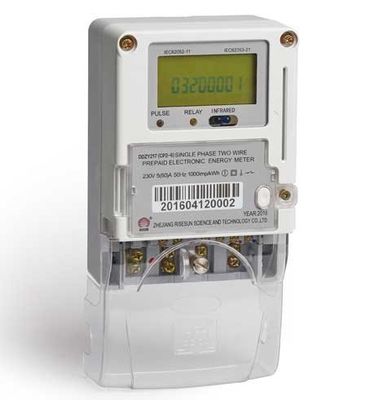 Smart Card basierte einphasig-frankiertes Energie-Meter mit Rs485 vorausbezahlte Belichtungsmesser